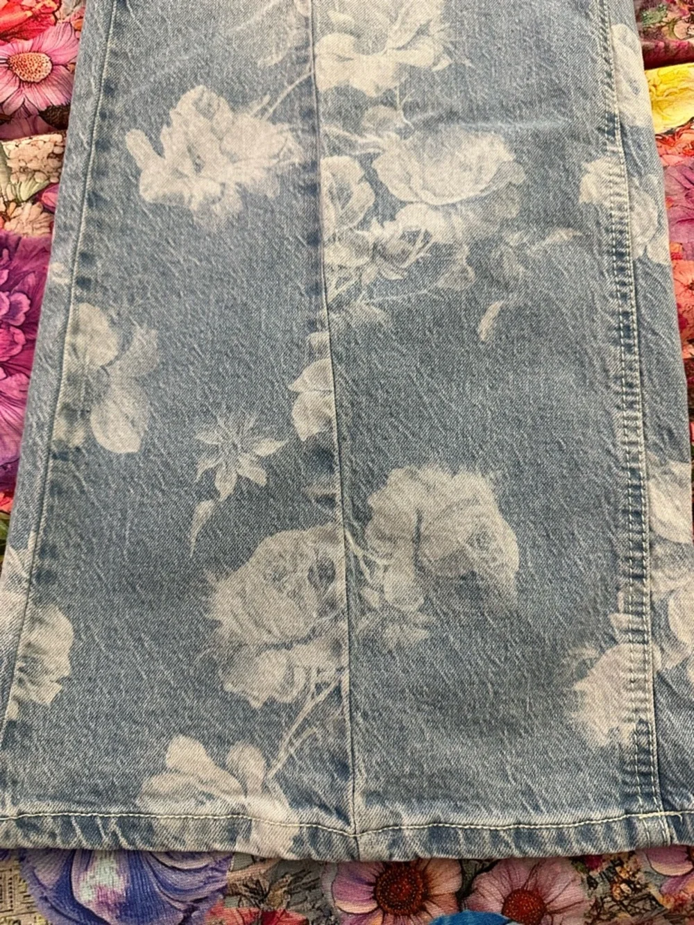No Boundaries Extra Baggy Jeans 32” inseam size 0 NWT - Picture 8 of 10